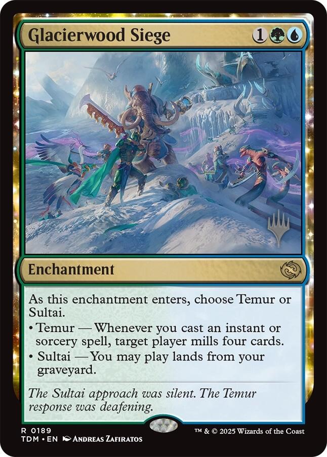 Glacierwood Siege [Tarkir: Dragonstorm Promos] | The Time Vault CA