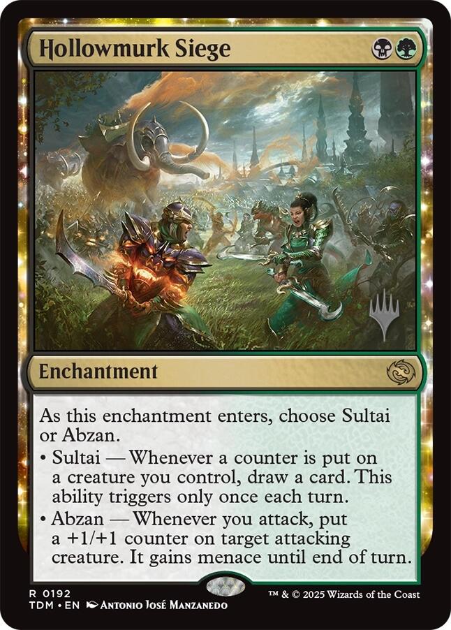 Hollowmurk Siege [Tarkir: Dragonstorm Promos] | The Time Vault CA