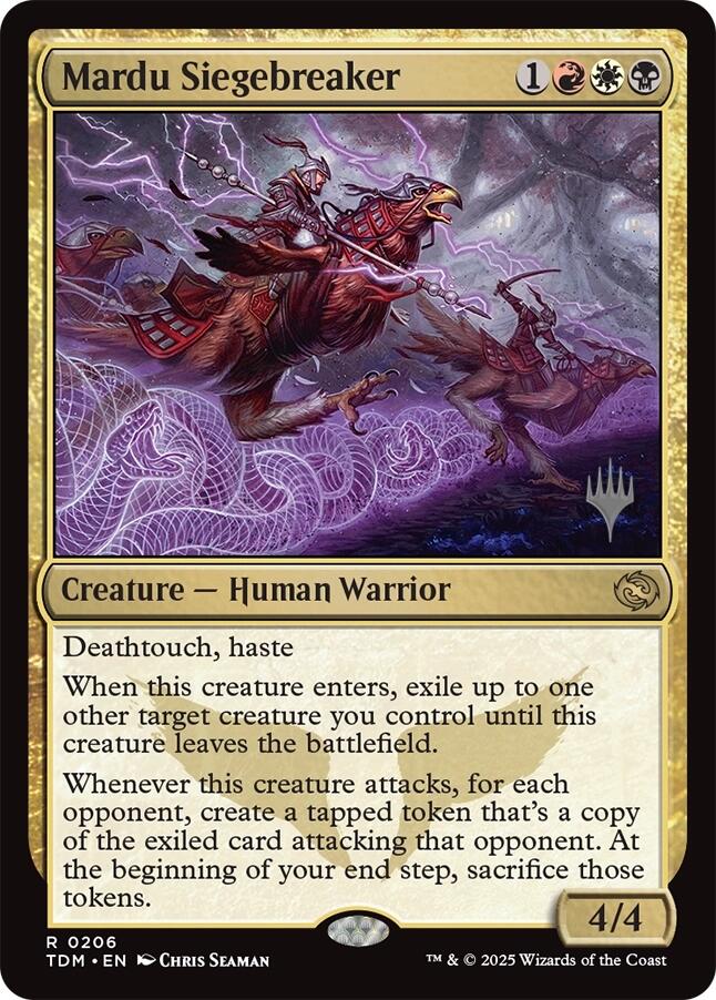 Mardu Siegebreaker [Tarkir: Dragonstorm Promos] | The Time Vault CA