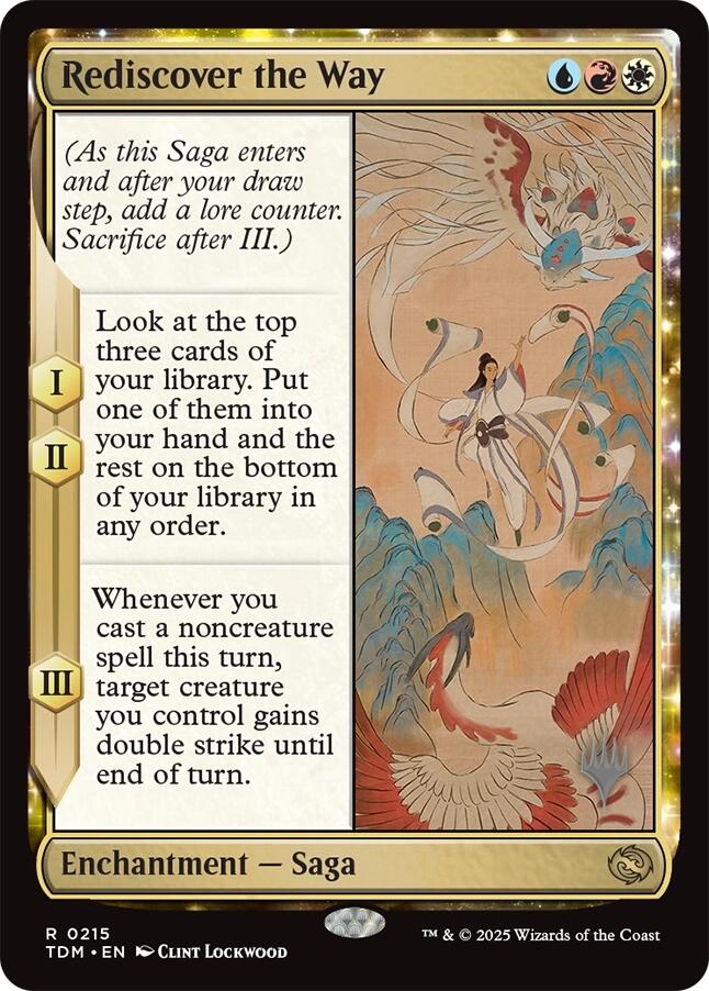 Rediscover the Way [Tarkir: Dragonstorm Promos] | The Time Vault CA