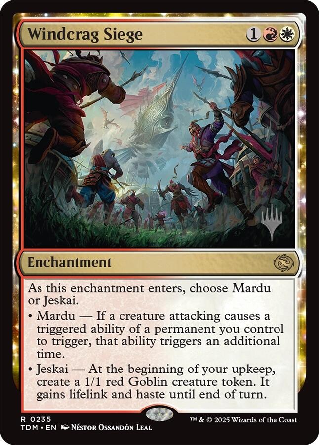 Windcrag Siege [Tarkir: Dragonstorm Promos] | The Time Vault CA