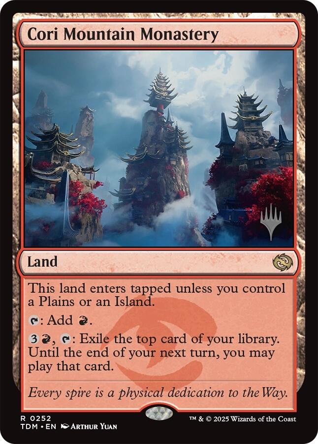 Cori Mountain Monastery [Tarkir: Dragonstorm Promos] | The Time Vault CA