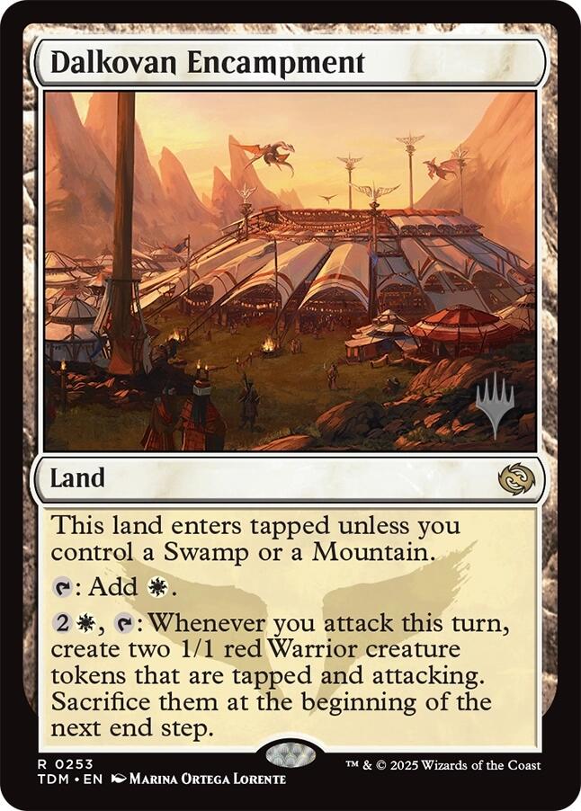 Dalkovan Encampment [Tarkir: Dragonstorm Promos] | The Time Vault CA