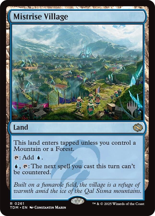 Mistrise Village [Tarkir: Dragonstorm Promos] | The Time Vault CA