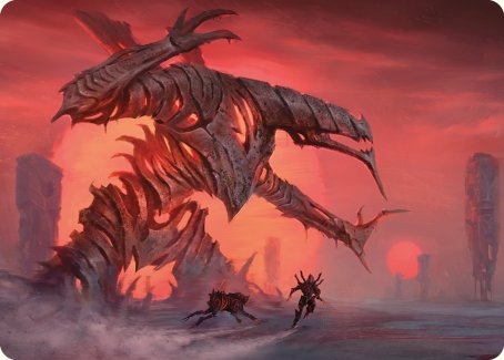 Red Sun's Zenith Art Card [Phyrexia: All Will Be One Art Series] | The Time Vault CA