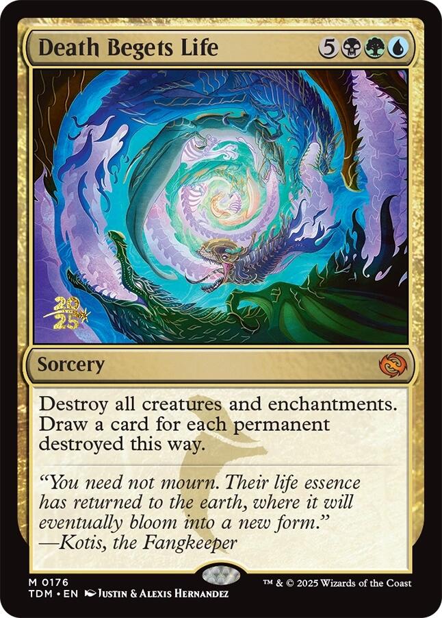 Death Begets Life [Tarkir: Dragonstorm Prerelease Promos] | The Time Vault CA
