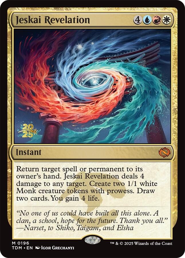 Jeskai Revelation [Tarkir: Dragonstorm Prerelease Promos] | The Time Vault CA
