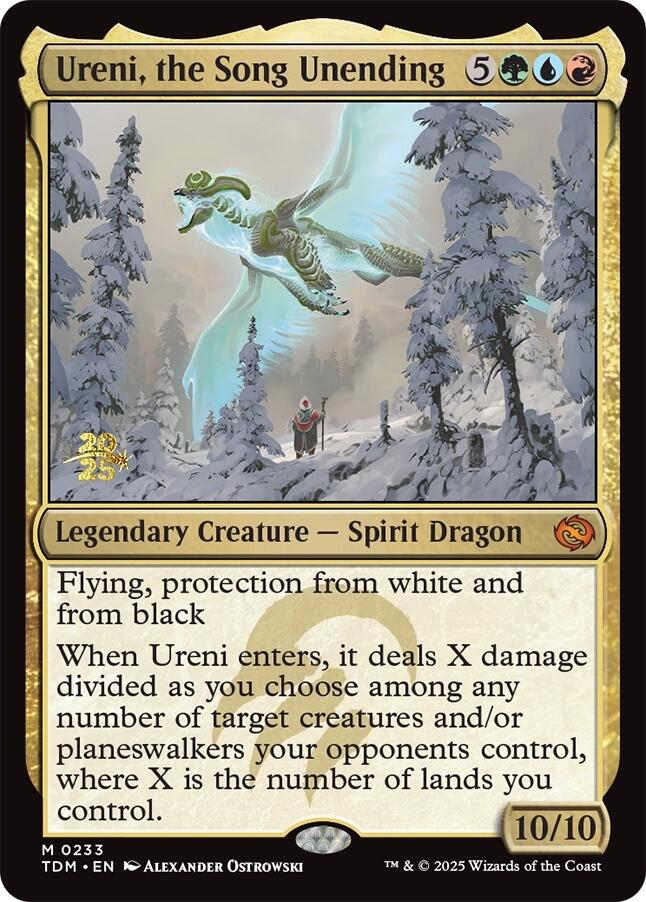 Ureni, the Song Unending [Tarkir: Dragonstorm Prerelease Promos] | The Time Vault CA