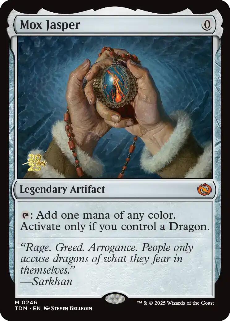 Mox Jasper [Tarkir: Dragonstorm Prerelease Promos] | The Time Vault CA