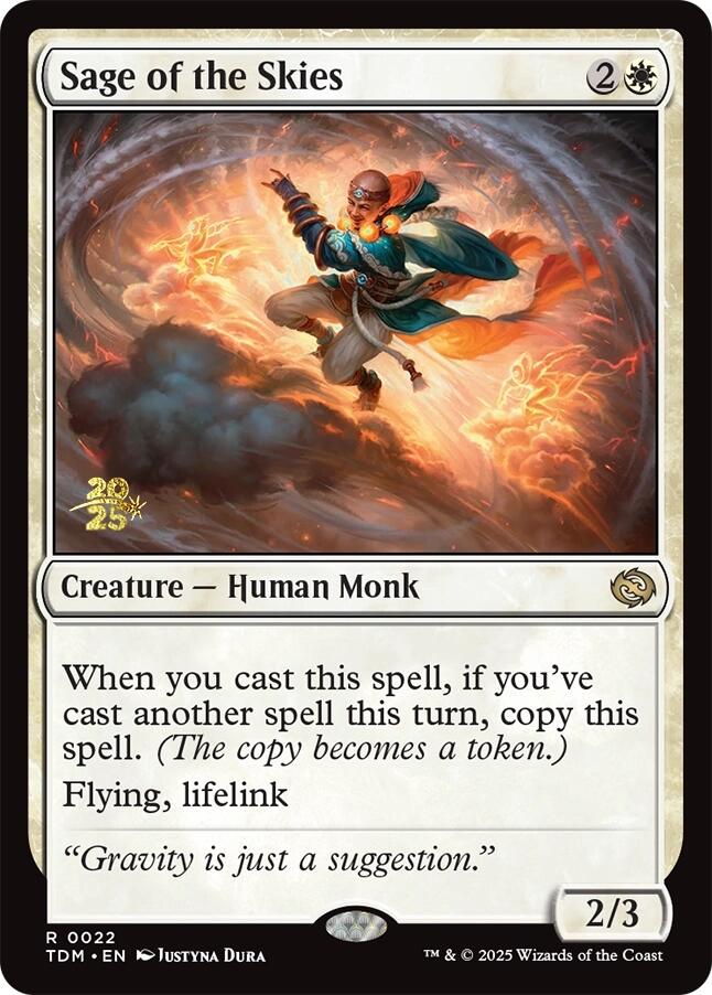 Sage of the Skies [Tarkir: Dragonstorm Prerelease Promos] | The Time Vault CA