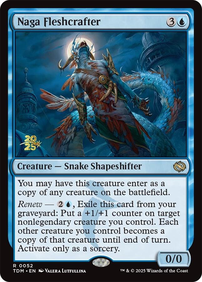 Naga Fleshcrafter [Tarkir: Dragonstorm Prerelease Promos] | The Time Vault CA
