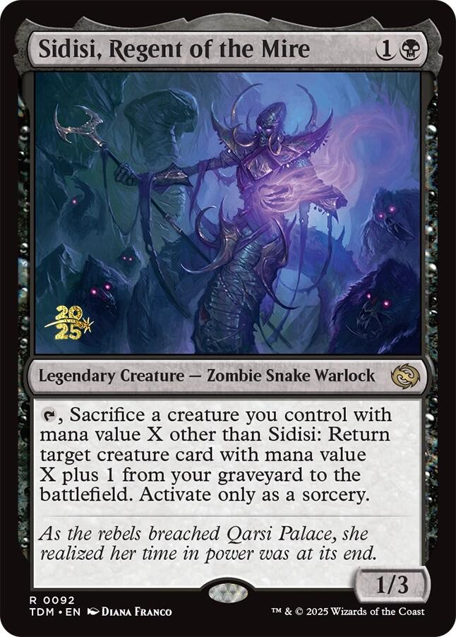 Sidisi, Regent of the Mire [Tarkir: Dragonstorm Prerelease Promos] | The Time Vault CA