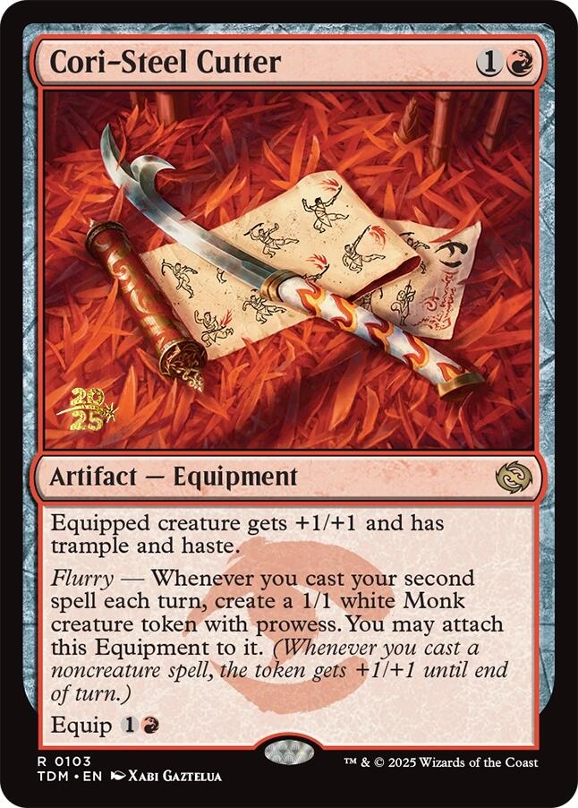 Cori-Steel Cutter [Tarkir: Dragonstorm Prerelease Promos] | The Time Vault CA