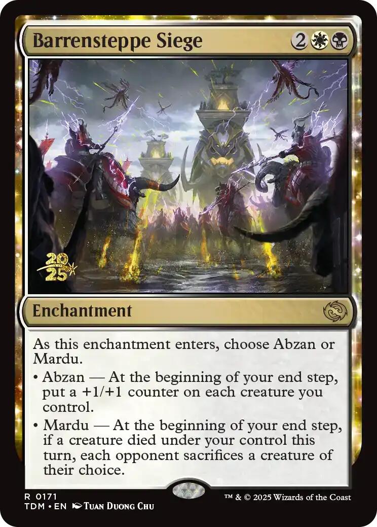 Barrensteppe Siege [Tarkir: Dragonstorm Prerelease Promos] | The Time Vault CA