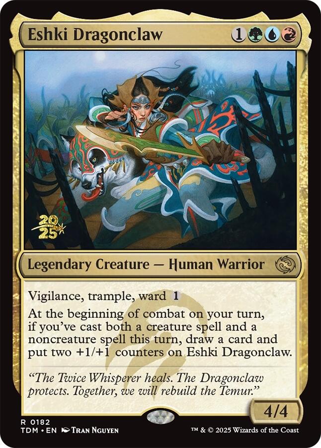Eshki Dragonclaw [Tarkir: Dragonstorm Prerelease Promos] | The Time Vault CA