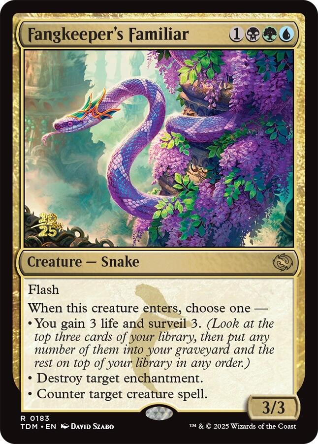 Fangkeeper's Familiar [Tarkir: Dragonstorm Prerelease Promos] | The Time Vault CA