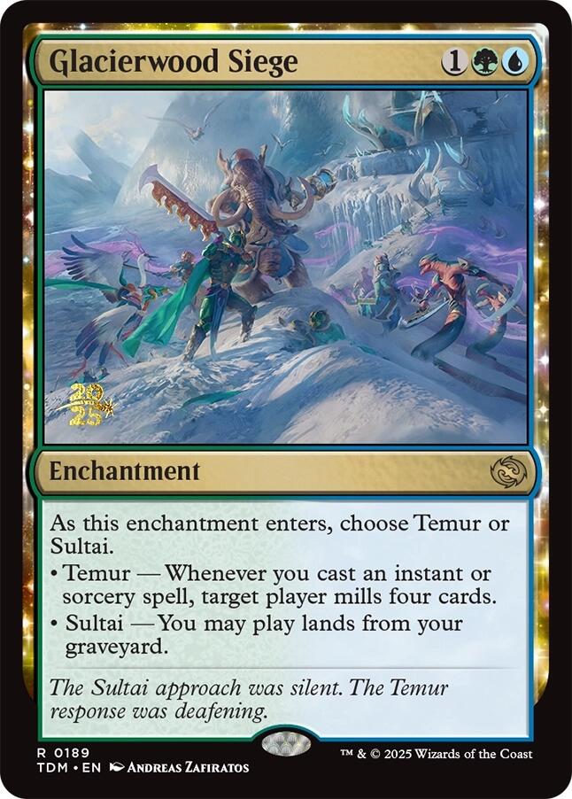 Glacierwood Siege [Tarkir: Dragonstorm Prerelease Promos] | The Time Vault CA