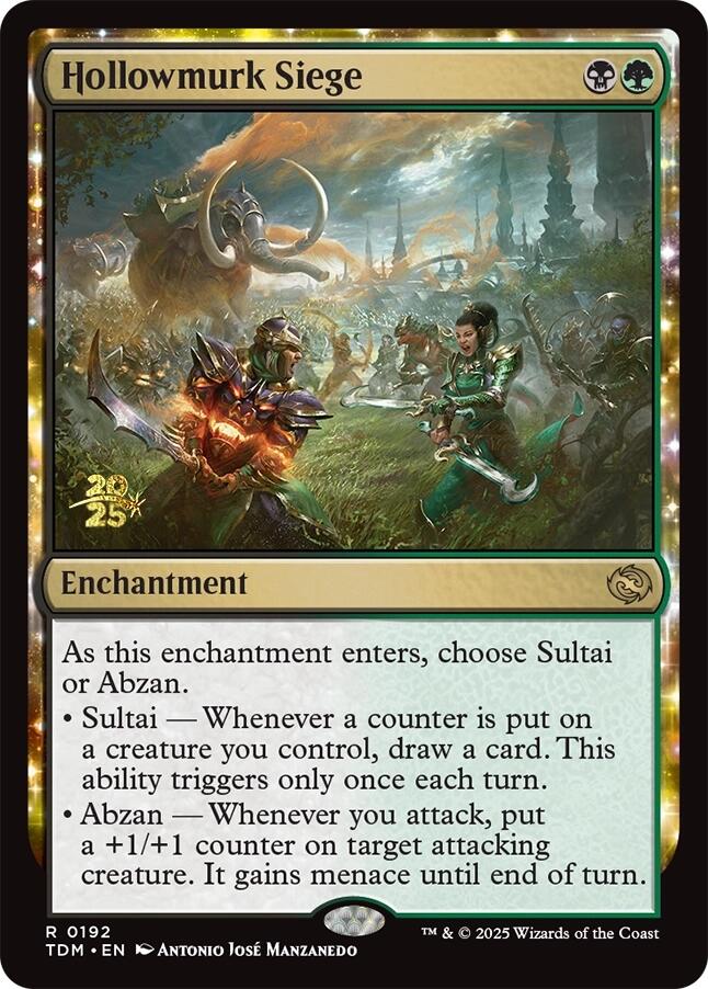 Hollowmurk Siege [Tarkir: Dragonstorm Prerelease Promos] | The Time Vault CA