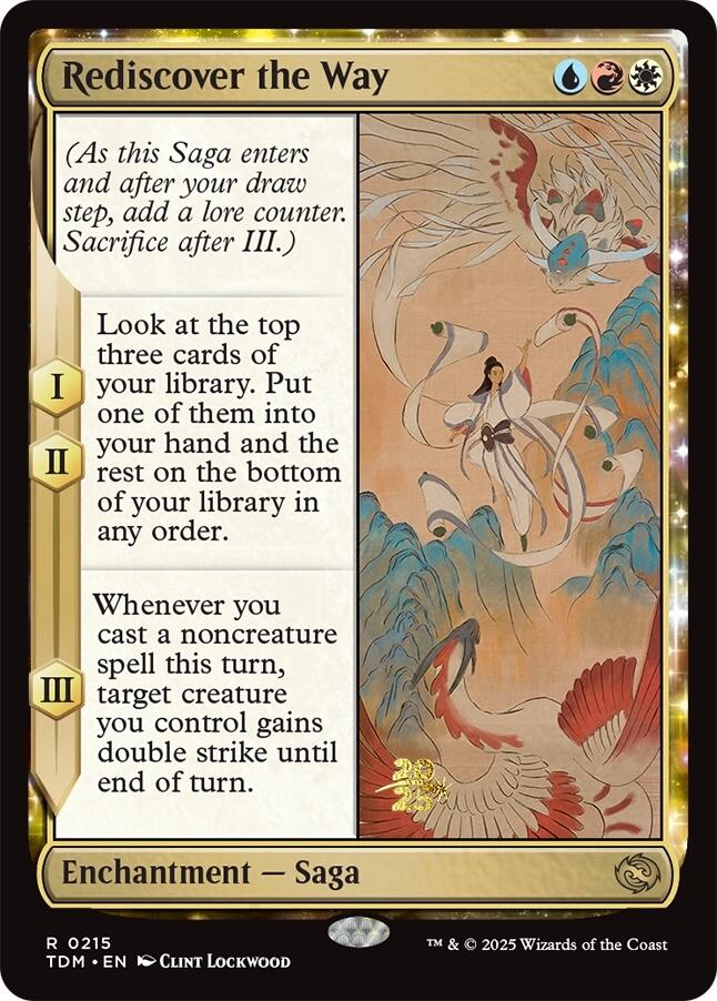Rediscover the Way [Tarkir: Dragonstorm Prerelease Promos] | The Time Vault CA
