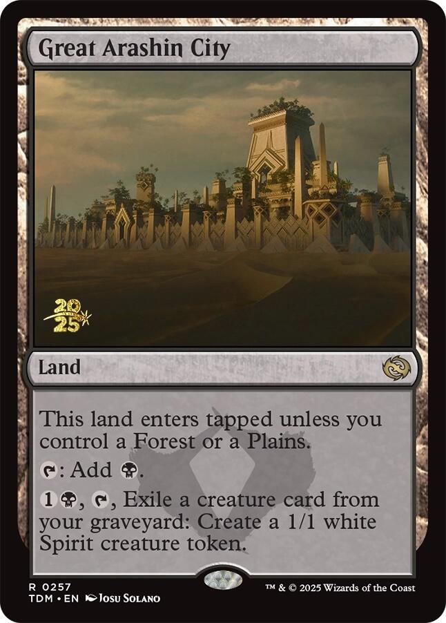 Great Arashin City [Tarkir: Dragonstorm Prerelease Promos] | The Time Vault CA