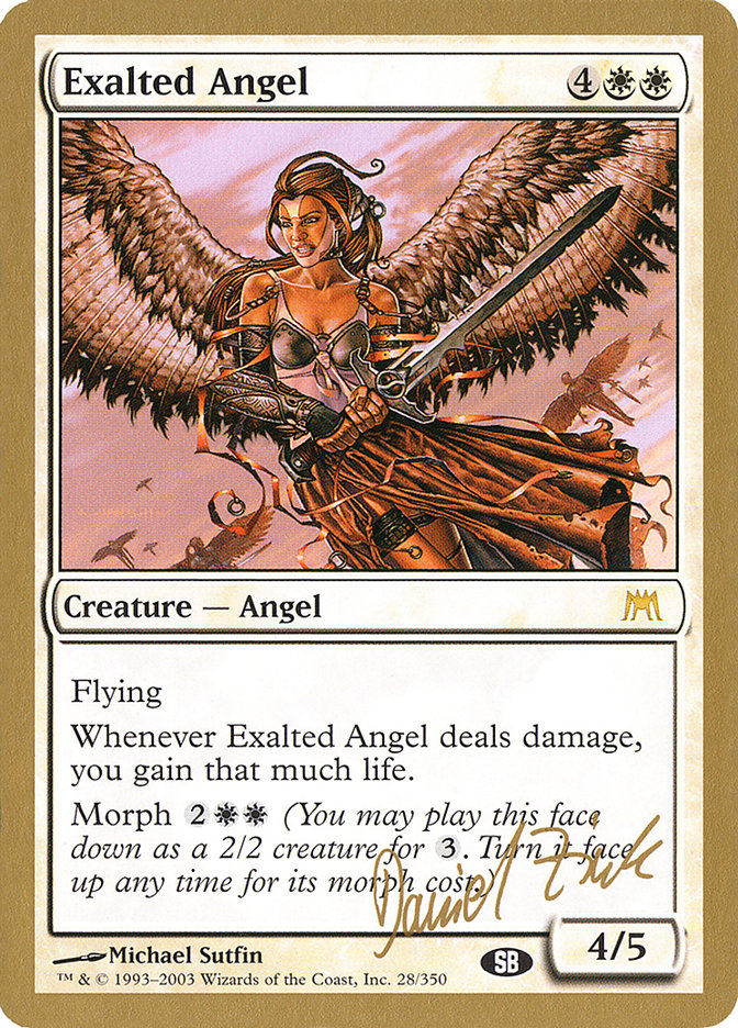 Exalted Angel (Daniel Zink) (SB) [World Championship Decks 2003] | The Time Vault CA