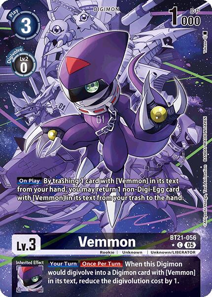 Vemmon [BT21-056] (Alternate Art) [World Convergence] | The Time Vault CA