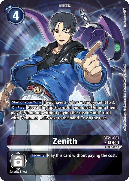 Zenith [BT21-087] (Alternate Art) [World Convergence] | The Time Vault CA