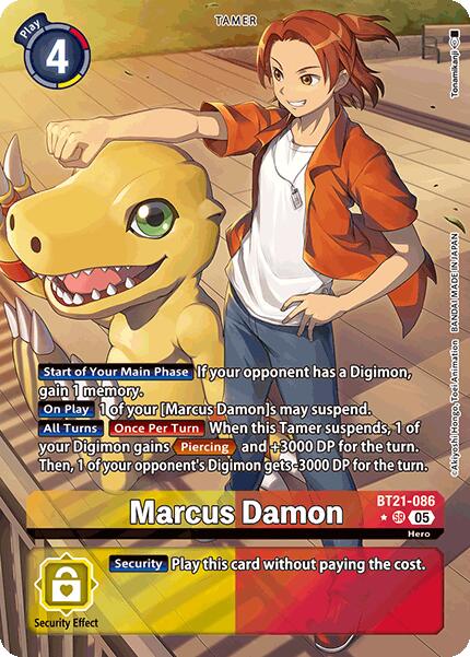 Marcus Damon [BT21-086] (Alternate Art) [World Convergence] | The Time Vault CA