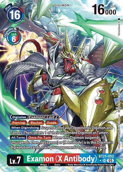 Examon [BT21-052] (X Antibody) (Alternate Art) [World Convergence] | The Time Vault CA