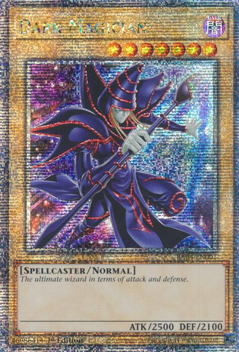Dark Magician (New Art) [RA04-EN001] Quarter Century Secret Rare | The Time Vault CA