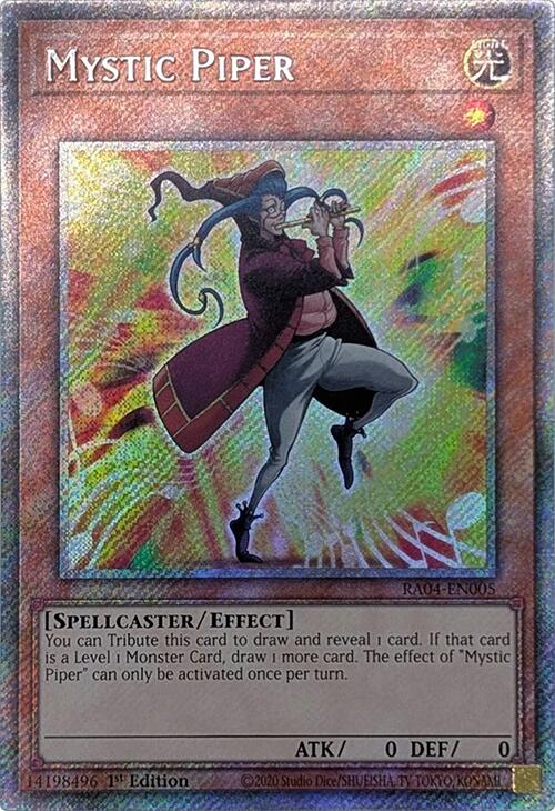 Mystic Piper [RA04-EN005] Platinum Secret Rare | The Time Vault CA