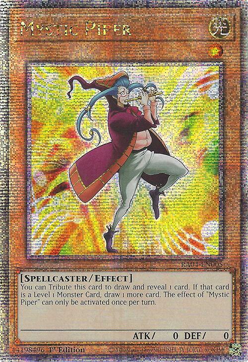 Mystic Piper [RA04-EN005] Quarter Century Secret Rare | The Time Vault CA