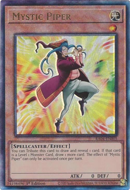 Mystic Piper [RA04-EN005] Prismatic Ultimate Rare | The Time Vault CA