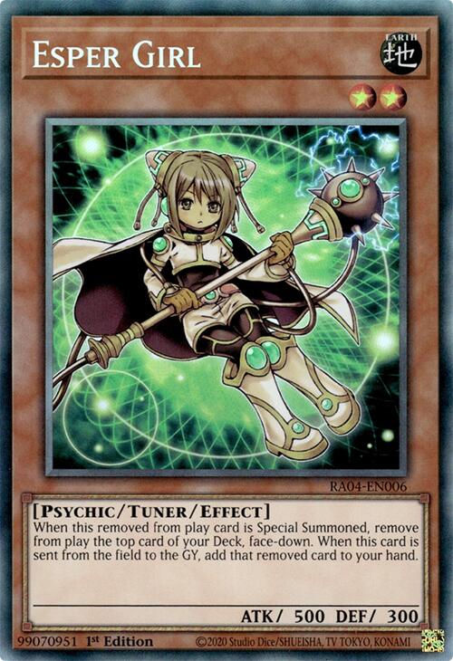 Esper Girl [RA04-EN006] Prismatic Collector's Rare | The Time Vault CA
