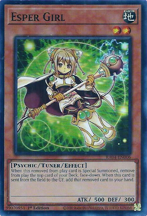Esper Girl [RA04-EN006] Super Rare | The Time Vault CA