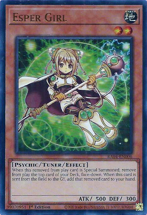 Esper Girl [RA04-EN006] Ultra Rare | The Time Vault CA