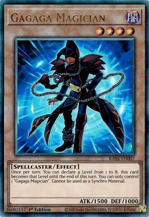 Gagaga Magician [RA04-EN007] Prismatic Ultimate Rare | The Time Vault CA