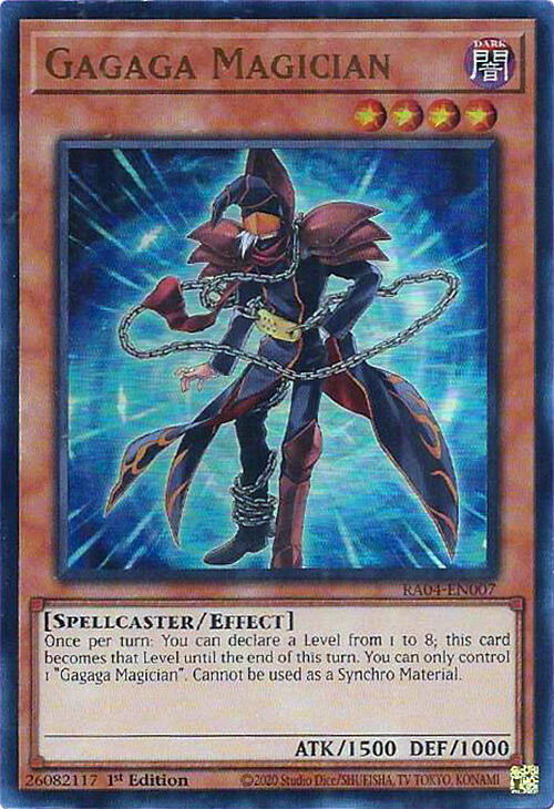 Gagaga Magician [RA04-EN007] Ultra Rare | The Time Vault CA