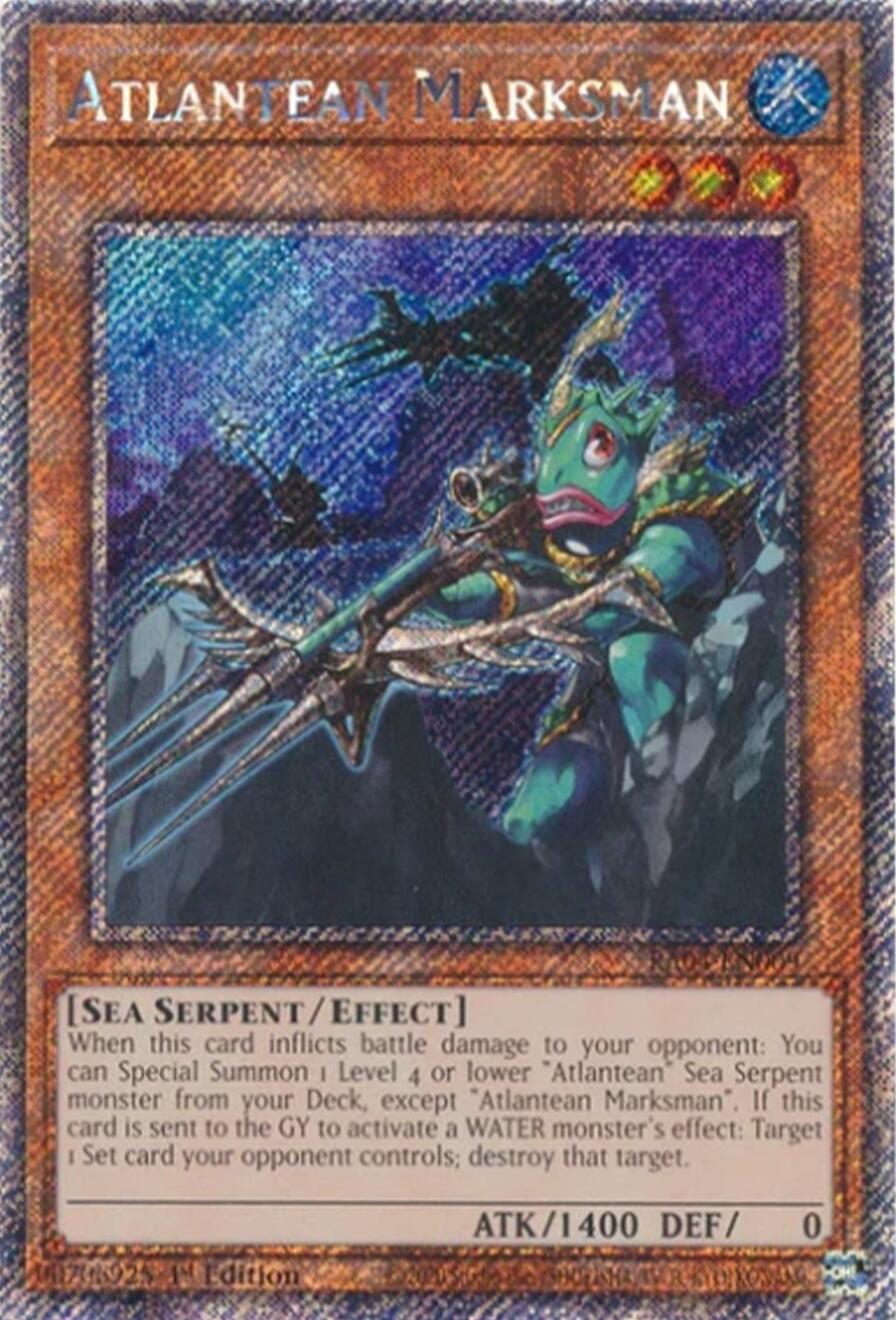Atlantean Marksman [RA04-EN009] Platinum Secret Rare | The Time Vault CA