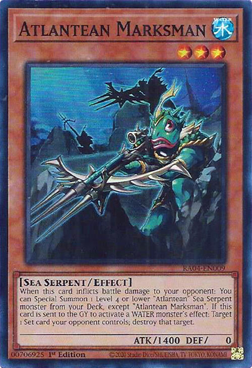 Atlantean Marksman [RA04-EN009] Super Rare | The Time Vault CA