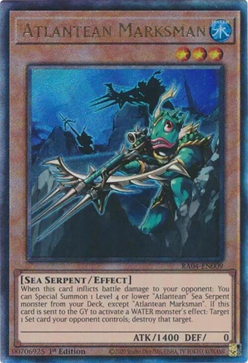 Atlantean Marksman [RA04-EN009] Prismatic Ultimate Rare | The Time Vault CA