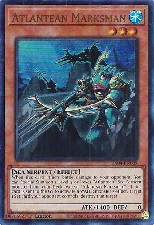 Atlantean Marksman [RA04-EN009] Ultra Rare | The Time Vault CA