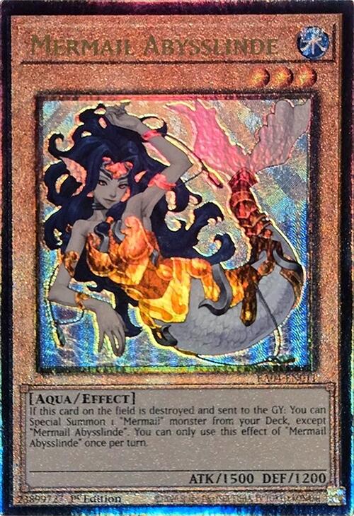 Mermail Abysslinde [RA04-EN011] Prismatic Ultimate Rare | The Time Vault CA