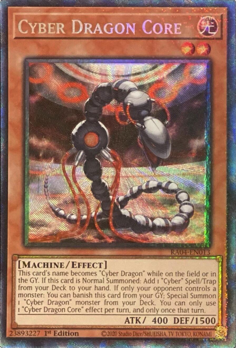 Cyber Dragon Core [RA04-EN013] Prismatic Collector's Rare | The Time Vault CA