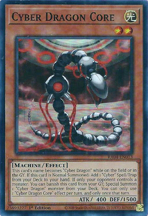 Cyber Dragon Core [RA04-EN013] Super Rare | The Time Vault CA