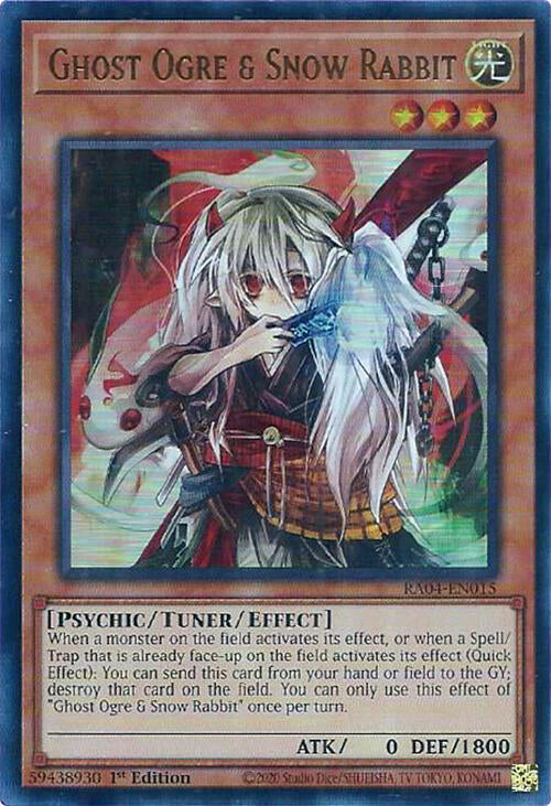 Ghost Ogre & Snow Rabbit [RA04-EN015] Ultra Rare | The Time Vault CA