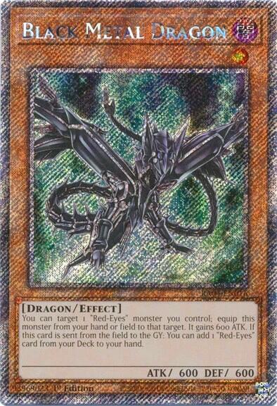 Black Metal Dragon [RA04-EN016] Platinum Secret Rare | The Time Vault CA