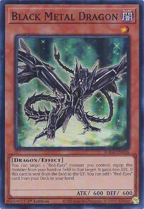 Black Metal Dragon [RA04-EN016] Super Rare | The Time Vault CA