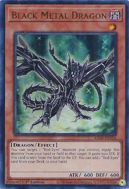 Black Metal Dragon [RA04-EN016] Ultra Rare | The Time Vault CA