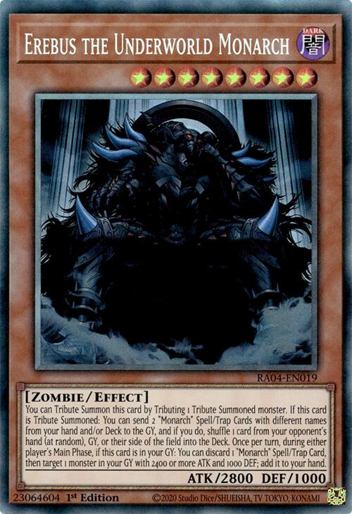 Erebus the Underworld Monarch [RA04-EN019] Prismatic Collector's Rare | The Time Vault CA